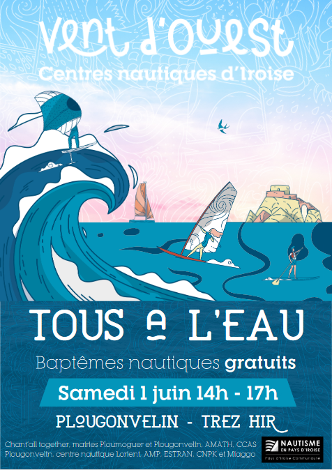 "Tous à l'eau" : un rendez-vous nautique inclusif et accesible à tous sur le Pays d'Iroise