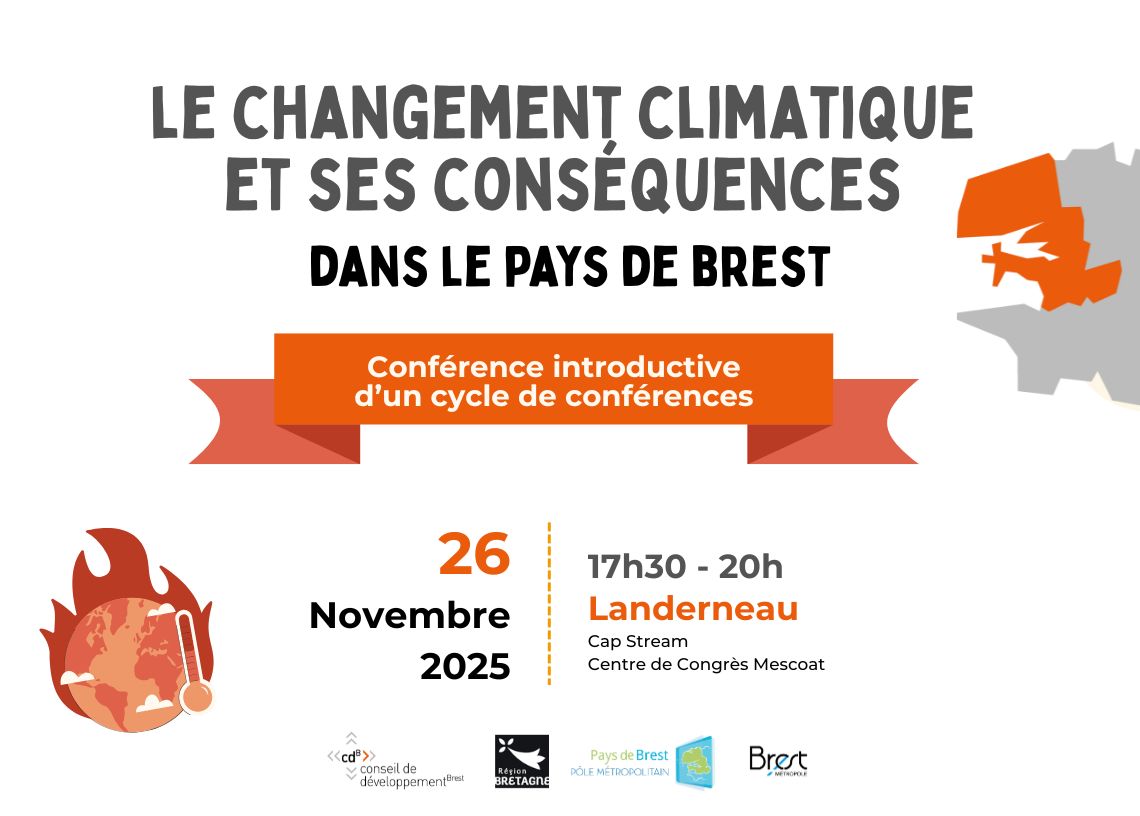 Conférence : Le changement climatique et ses conséquences dans le Pays de Brest