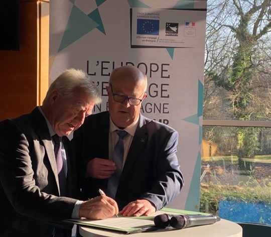 Signature de la convention DLAL FEAMPA Pays de Brest